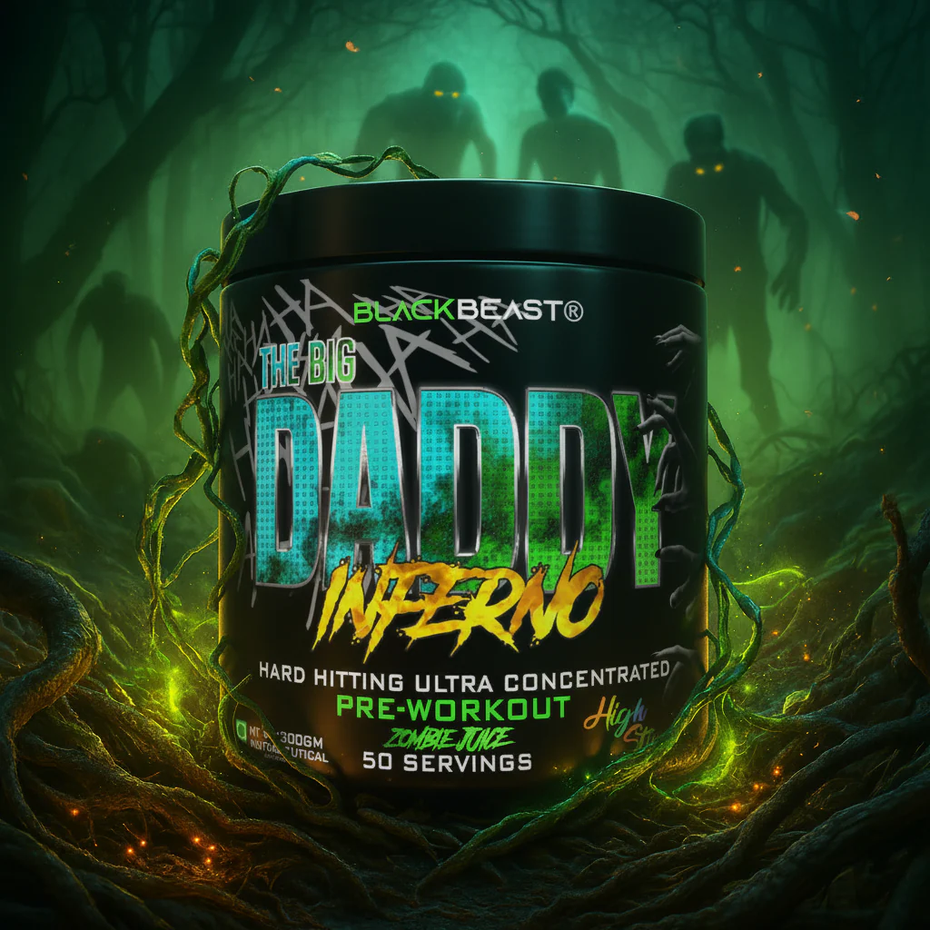 THE BIG DADDY INFERNO PREWORKOUT by BLACK BEAST 50 SERVING